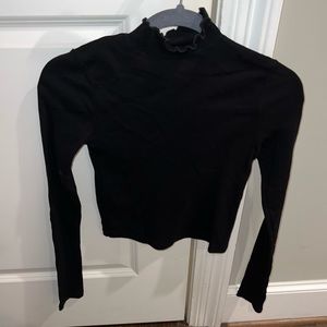 Black tight turtleneck size Small